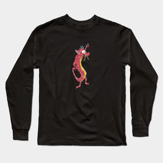 Mushu Long Sleeve T-Shirt by b_taco_designs